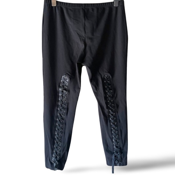 Dolls Kill Widow Lace-Up Corset Pants – Black (Size 1X) - Picture 3 of 6